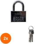 Z-tools Set 2 x Lacat Patrat Cromat, cu 3 Chei, 60 mm (LIZ-2xZLN-ZLN1793)
