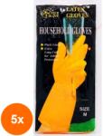 Z-TOOLS Set 5 x Manusi pentru Menaj, din Latex, Diverse Culori (LIZ-5xZLN-ZLN1366)