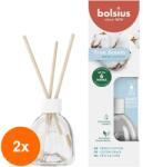 Bolsius Set 2 x Odorizant Difuzor cu Betisoare pentru Casa, Bumbac, 60 ml, Bolsius (GIL-2xLCA-TRU-DIFT60-71-TS)
