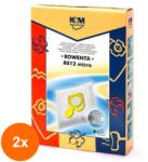 K&M Set 2 x 4 Sac Aspirator Rowenta, K&M, Sintetic (TIV-2xDUSTBAG-R012-SYN-K&M)