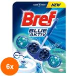 Bref Set 6 x Odorizant Toaleta Bref Blue Aktiv, Eucalipt, 50 g (ROC-6xMAGT1004367TS)