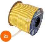 Z-tools Set 2 x Banda pentru Etansare Usi si Ferestre, Alb si Maro, 2 x 50 m (LIZ-2xZLN-4528)