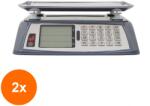 Zilan Set 2 x Cantar Electronic pentru Alimente, cu Acumulator, Capacitate Maxima 40 kg (LIZ-2xZLN-ZTS8265)
