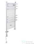 Radeco ARIA A5-400/2 1250x435 törölközőszárítós radiátor, fényes fehér színben (Radeco_ARIA_A5_400_2)