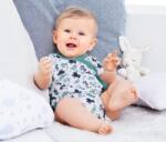 Tchibo 3 gyerek rövid ujjú body szettben, zöld Kék-zöld csíkos, kék-fehér csíkos és kék-zöld-fehér alapon nyomott mintás 86/92