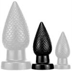  PineCock Plug M - prémium análkúp, 10 x 4, 5 cm, fekete
