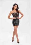  Csipkefelső vizeshatású szoknya miniruha Solace lace up corset mini dress - xl