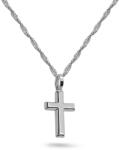  Minimalista kereszt medál fehéraranyból, 9K IZ31584AHR