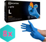 Mercator Medical GoGrip Blue Gumikesztyű L-es 50 db/csomag KARTON - 8 csomag (K8859185203162)