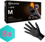 Mercator Medical GoGrip Black Gumikesztyű M-es 50 db/csomag KARTON - 8 csomag (K8859185203100)