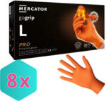 Mercator Medical GoGrip Orange Gumikesztyű L-es 50 db/csomag KARTON - 8 csomag (K8859185203360)
