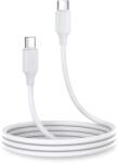  Cablu de încărcare și date USB-C / USB-C J-SA9 1 m alb