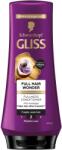 Schwarzkopf Schwarzkopf Gliss Full Hair Wonder Hajbalzsam, törékeny és legyengült hajra, koffeinnel és peptidekkel, vegán formula, 200 ml