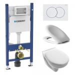 Geberit Duofix Basic WC tartály szett Delta01 fehér nyomólappal (GE-SZETTF) (GE-SZETTF)