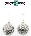  Cercei din Argint 925 Floare - 21 x 21 mm - 1 Pereche - concepttropic - 260,00 RON