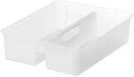 SMARTSTORE Kivehető rendező- és tárolóelem Classic 15 dobozhoz, 2 rekeszes, fogantyúval, SMARTSTORE, átlátszó (CSDSMART45) - irodasziget