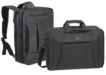 RIVACASE Notebook táska, hátizsákká alakítható, 16″, RIVACASE Central 8290, fekete (NTR8290B)