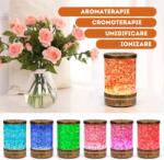  4 în 1 | Aromadifuzor Uleiuri Esențiale | Cromoterapeut | Ionizator