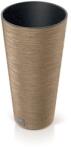 Prosperplast Virágcserép Prosperplast FURU SLIM ECO WOOD 30 cm, naturo (DFRH300W-4665W) - epenta