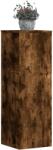vidaXL 2 db füstös tölgy szerelt fa növénytartó állvány 33x33x100 cm (3307886)