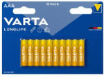 VARTA Elem mikro VARTA Longlife AAA 10-es (4103101461) - papir-bolt