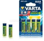 VARTA 56703101404 Longlife Ready2Use AAA (HR03) 800mAh akkumulátor 4db/bliszter (56703101404) (56703101404)