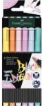 Faber-Castell Faber-Castell: Black Edition pasztell színek 6db-os színes filctoll szett (116453)