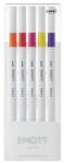 uni Tűfilc UNI EMOTT 5 darabos készlet 0, 4mm (narancs, cinóber, pink, citromsárga, fukszia) (2UEMOTTNO2) - fotoland