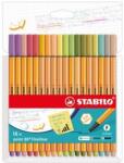 STABILO Tűfilc STABILO Point 88 0, 4mm 18 darabos (8818-22-5) - robbitairodaszer