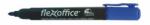 FlexOffice Alkoholos marker, 1, 5 mm, kúpos, FLEXOFFICE "PM03", kék (fopm03k) - irodaszer