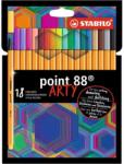 STABILO ARTY Point 88 18db-os vegyes színű tűfilc készlet (8818/1-20) - megaplace