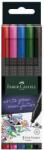 Faber-Castell Tűfilc FABER CASTELL Grip alap színek 0, 4mm 5 darabos (151604)