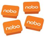 Nobo Mágnesek fehértáblához 4 db, NOBO narancs (1905327) - nyomtassingyen