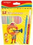 Keyroad Rostirón, filctoll készlet 2 mm 12 db/bliszter Keyroad vegyes színek (KR971587) - web24