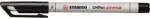 STABILO Alkoholmentes marker, OHP, 0, 7 mm, STABILO "OHPen F", fekete (tst85246) - irodaszer