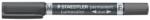 STAEDTLER Lumocolor Duo 0.6/1.5 mm Kétvégű Alkoholos Marker - Fekete