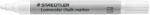 STAEDTLER Krétamarker, 2, 4 mm, kúpos, STAEDTLER "Lumocolor® 344", fehér (TS3440) (TS3440)