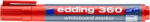edding Tábla- és flipchart marker, 1, 5-3 mm, kúpos, EDDING "360", piros (TED36021) - fapadospatron
