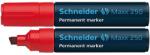 Schneider 250 Alkoholos Marker - Vágott Hegy, 2-7 mm 10db/ Doboz, Piros