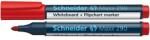 Schneider Maxx 290 Tábla És Flipchart Marker - 2-3 mm, Utántölthető, Piros