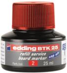 edding Btk25 Utántöltő Tinta Táblamarkerhez - 25 ml, Piros