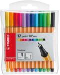 STABILO Point 88 Mini 12db-os vegyes színű tűfilc készlet (688/12-1) - megaplace