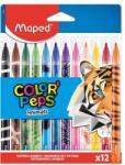 Maped Color'Peps Animals Filctoll Készlet - 2, 8 mm, Kimosható, 12 Különböző Szín