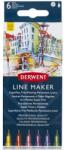 Derwent Line Marker Tűfilc készlet 0.3 mm 6 különböző szín (2305576)
