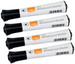 Nobo Táblamarker, kúpos hegyű, 2 mm, 10 db, NOBO "Glide", fekete (VN5264) (VN5264)