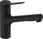 Hansgrohe Zesis M33 konyhai csaptelep álló fekete 74803670