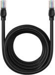 Baseus High Speed Cat 5 RJ-45 1000Mb/s Ethernet kábel 8m kör alakú - fekete