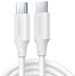 UGREEN US562 USB-C - USB-C PD QC kábel 100W 480Mb/s 1m - fehér