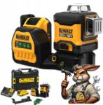 DEWALT Lineáris Keresztlézer Zöld 1x2, 0Ah Készlet 3X360 30M DCE089D1G18 (DCE089D1G18)