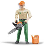 BRUDER 60030 Bworld Erdészeti munkás figura kiegészítőkkel (BRUDER-60030) - kocka4you